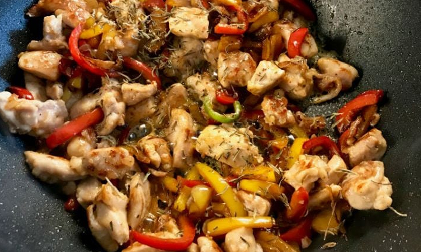 Mantarlı Tavuk Sac Tava